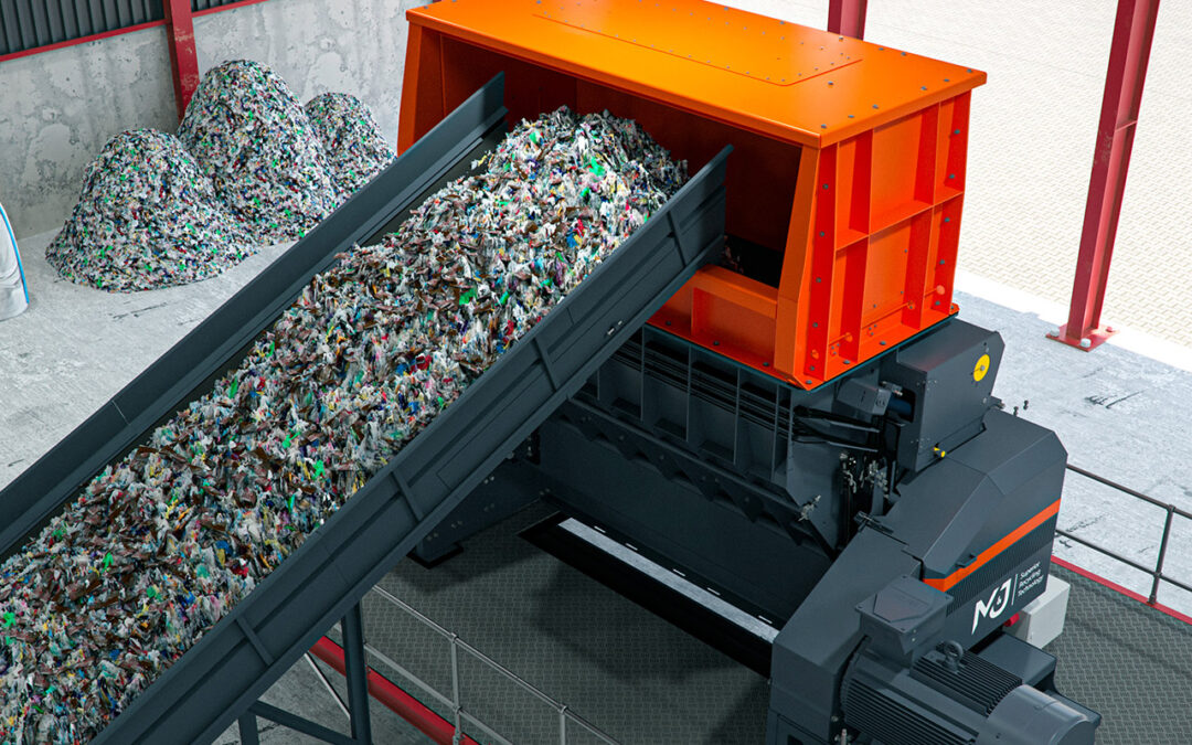 M&J F320e electric fine-shredder