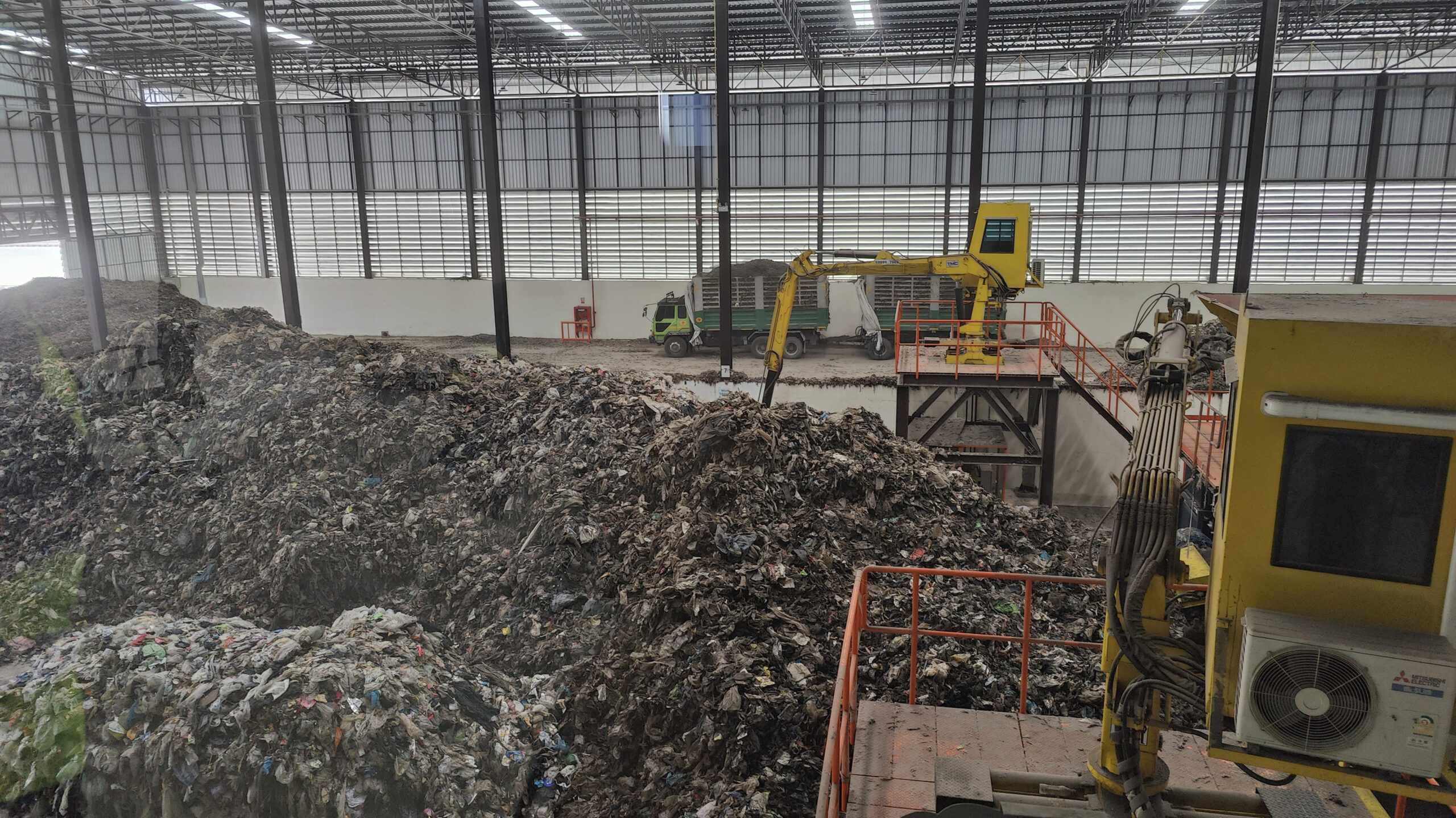 N15 Technology household waste pile