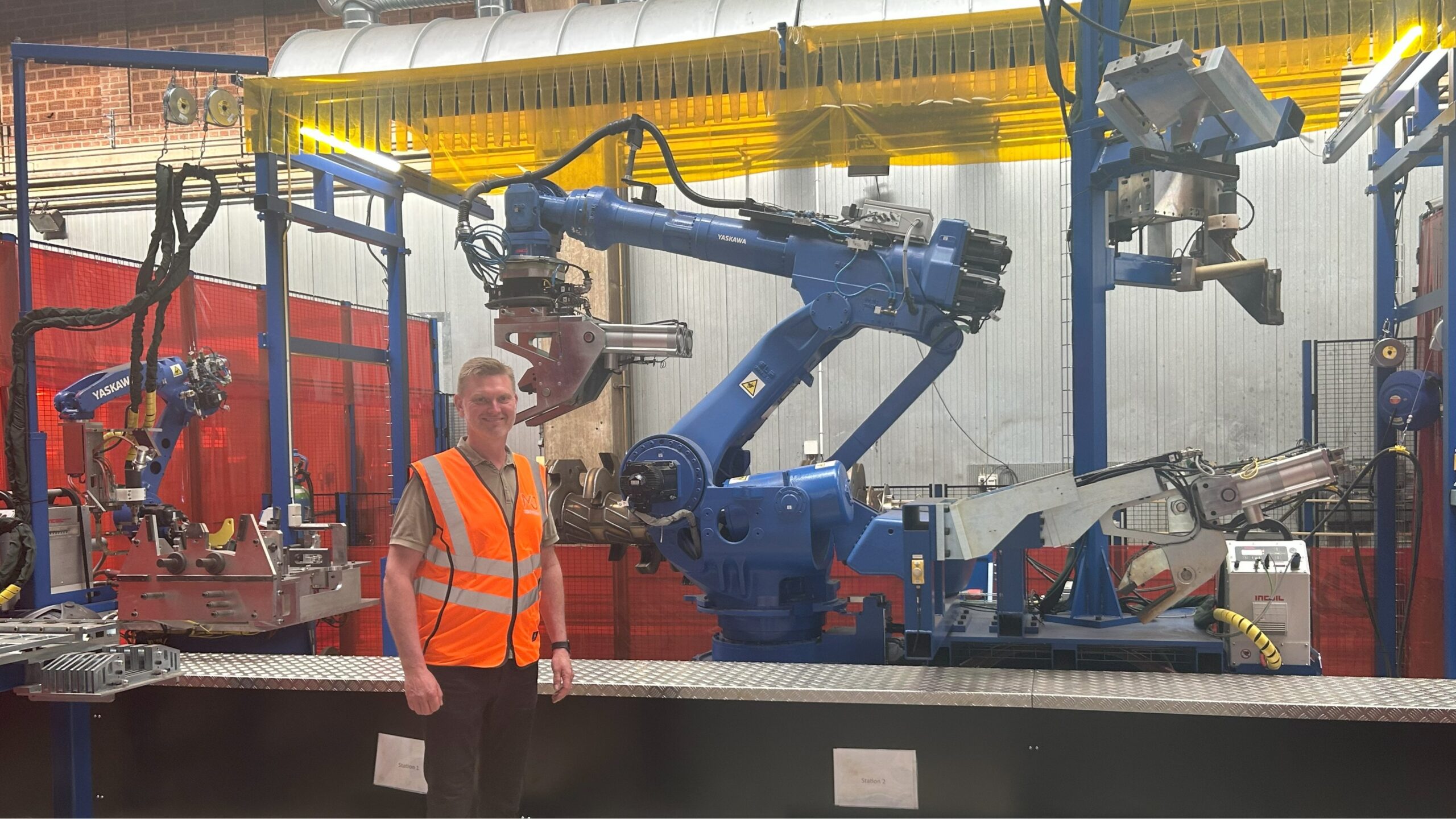 mjweldingrobotandsoeren M&J Recycling's welding robot